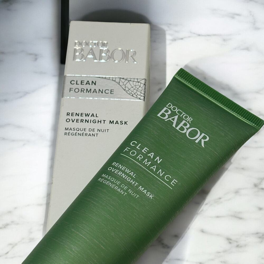 NEW Babor Cleanformance Renewal Overnight Mask Full Size 2.5 oz NIB Wrinkle Help